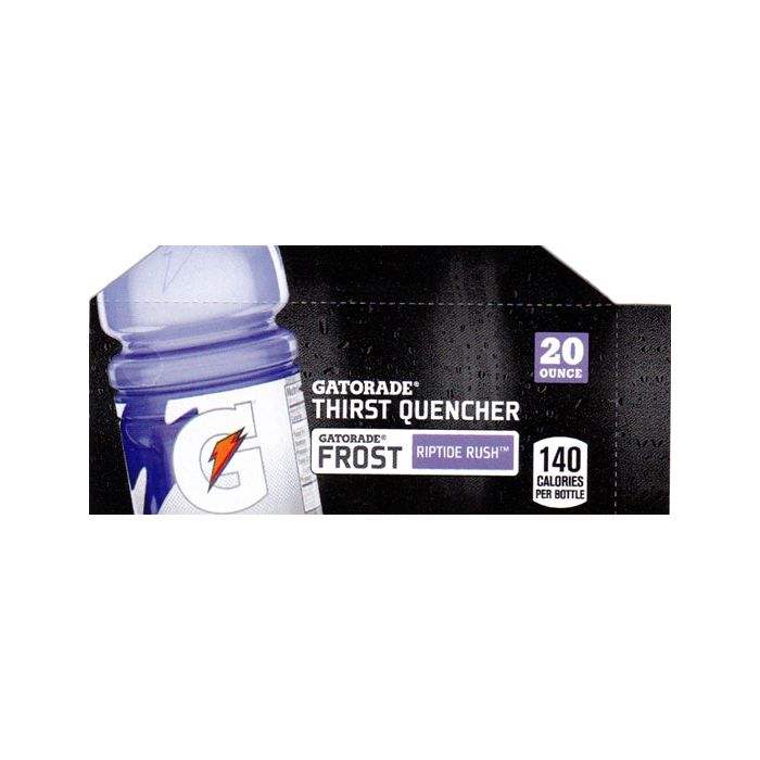 Gatorade Fierce Grape small size 20oz bottle flavor strip