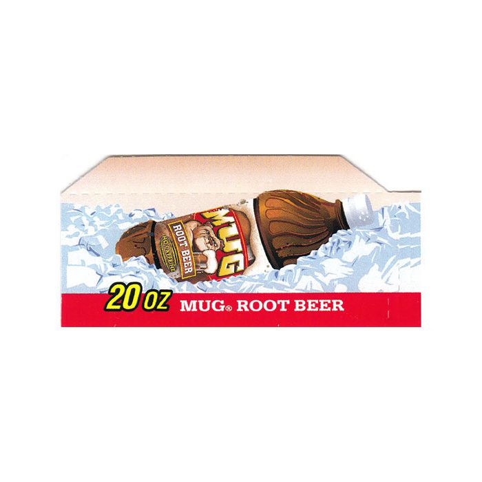 Mug Root Beer small size 20oz bottle flavor strip