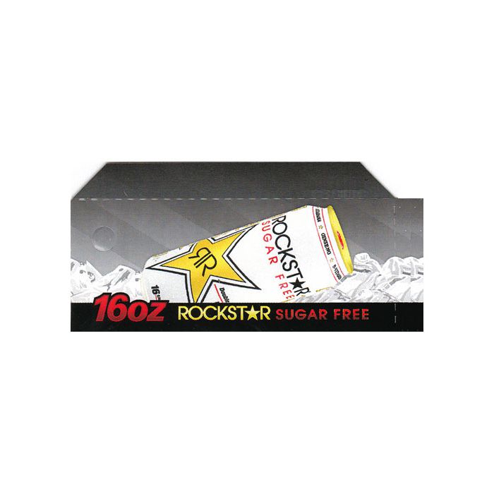 Rock Star diet can on ice small size flavor strip