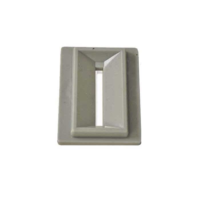 Coin insert - gray plastic