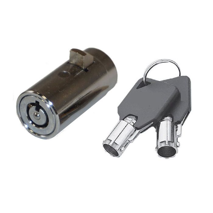Tubular Plug locks for vending machines with key covers keyed alike