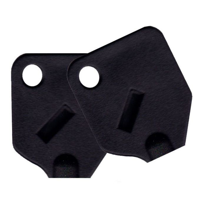 Large Black Key Covers For Tubular Keys - 2 Covers