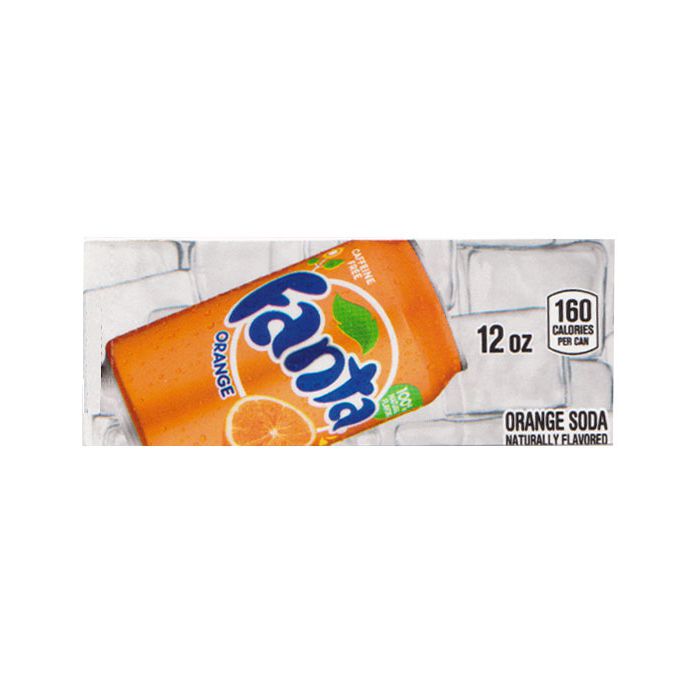 Fanta Orange small size flavor strip
