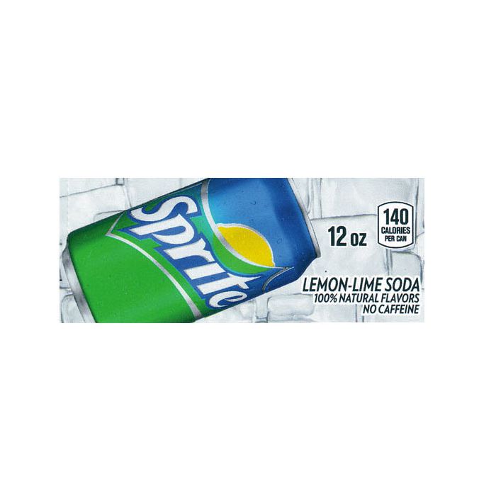 Sprite small size flavor strip