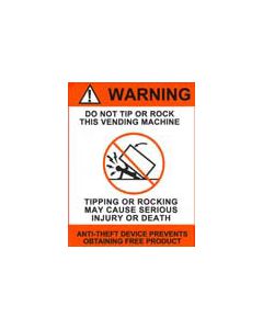 Dixie Narco - Do Not Tip Decal