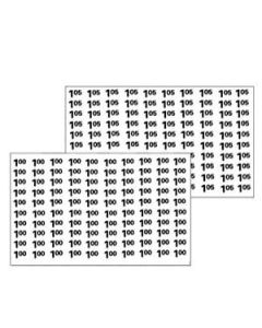 Automatic Products price labels sheet $1-$1.05 (NEW)