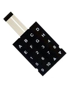 Automatic Products LCM1,2,3,4 Keypad Membrane (660519) (NEW)