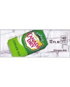 Canada Dry Ginger Ale small size 12 oz can flavor strip (minimum order 3)