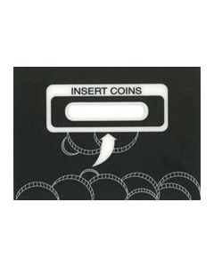 Dixie Narco Model 5591 Coin Insert Decal