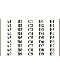 Dixie Narco 5800/5591 Series Item Tags