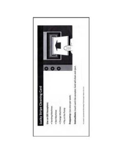 Lucky Stripe Bill Acceptor Cleaning Card