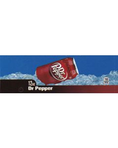 Dr Pepper large size flavor strip