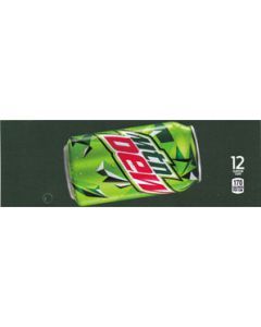 Mountain Dew large size flavor strip