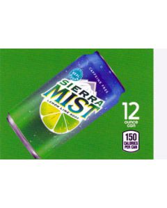 Sierra Mist on ice medium size flavor strip