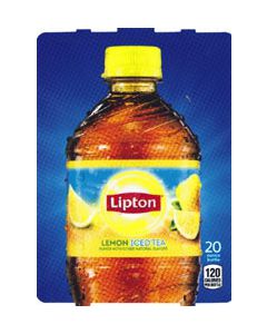 Lipton Ice Tea (HVV) 20 oz bottle flavor strip