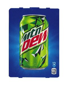 Mtn Dew (HVV) 12 oz can flavor strip