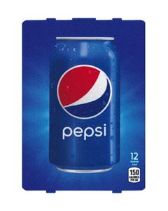 Pepsi Cola New Age (HVV) 12 oz can flavor strip