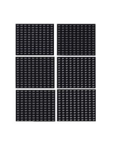 6 Price stickers generic soda, snack label sheets  $1.00 to $2.50 cents (black) (NEW)