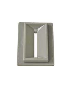 Coin insert - gray plastic