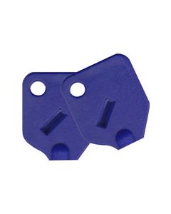 Large Blue Key Covers For Tubular Keys - 2 Covers