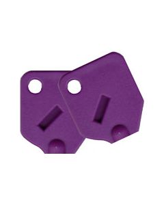 Large Purple Key Covers For Tubular Keys - 2 Covers