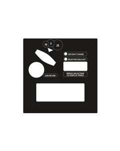 Vendo black coin bezel decal