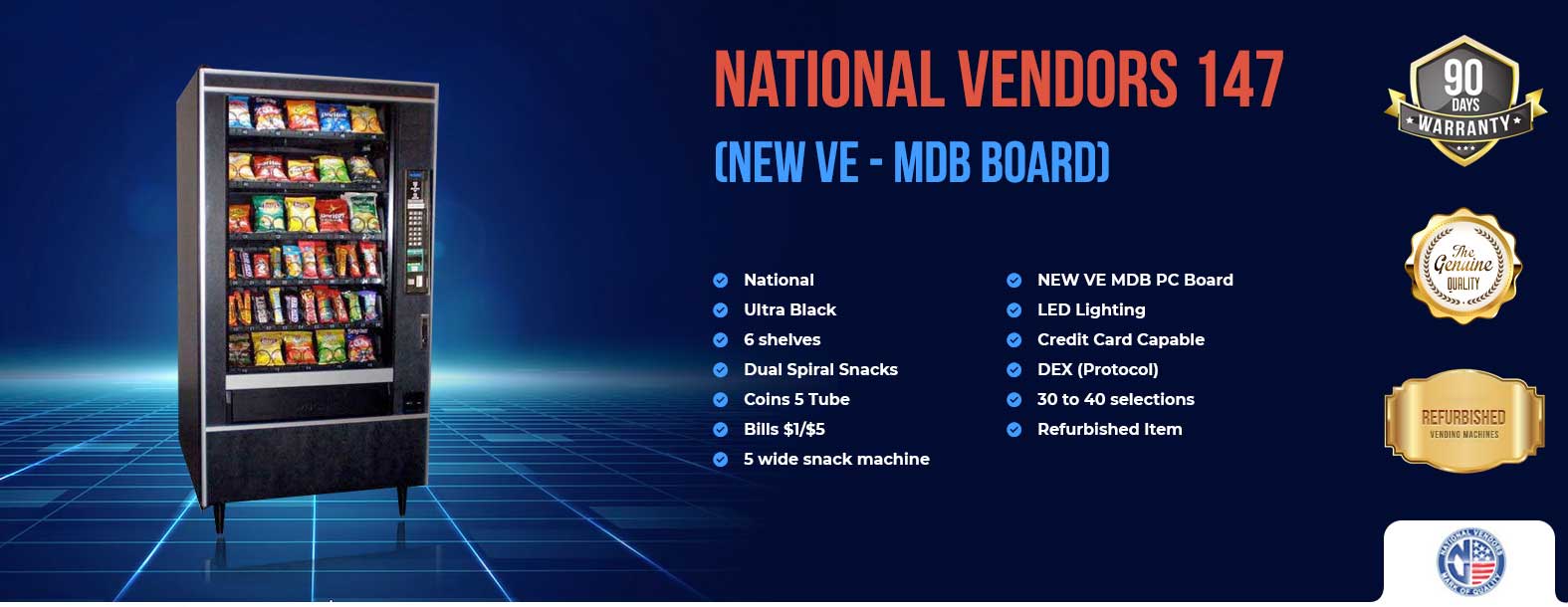 National 147 snack machine