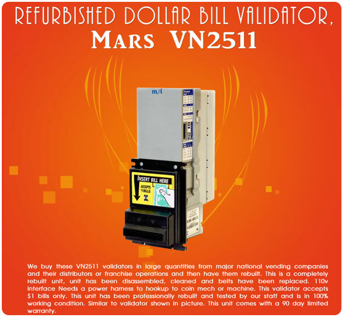Mars VN2511 Bill Validator
